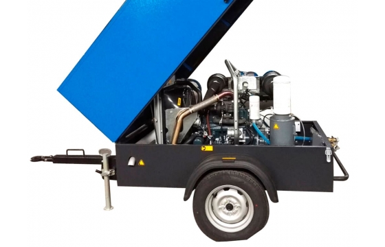 Дизельный компрессор Airbox ADS 350-12 на шасси с ПСМ