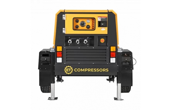 Дизельный компрессор ET-Compressors SD-185T-7 на шасси