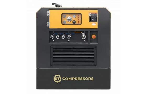 Дизельный компрессор ET-Compressors SD-185S-7 на раме